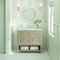 James Martin Vanities 36'' Single Vanity, Whitewashed Oak w/ 3 CM Carrara White Marble Top 330-V36-WWO-3CAR - alternate 3
